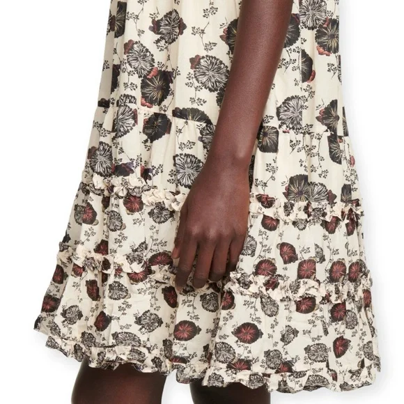 Ulla Johnson • Cassian Floral Cotton-Blend Midi Dress NWOT - Picture 9 of 15